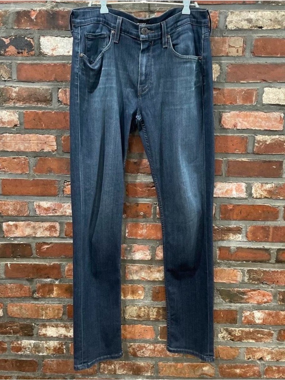 PAIGE Women's Dark Indigo Slim Straight Jeans